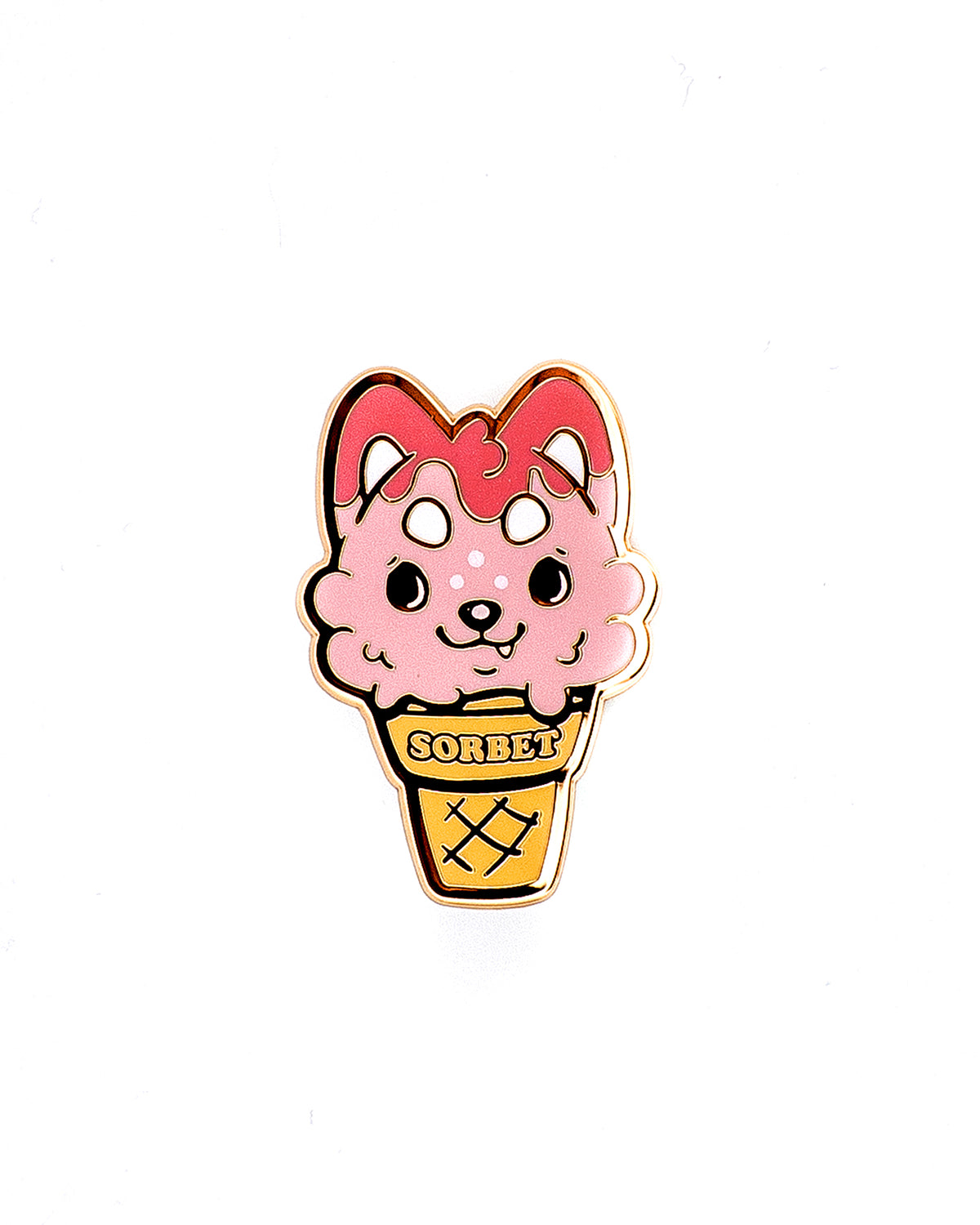 Strawberrian Husky Enamel Pin (April 2026)