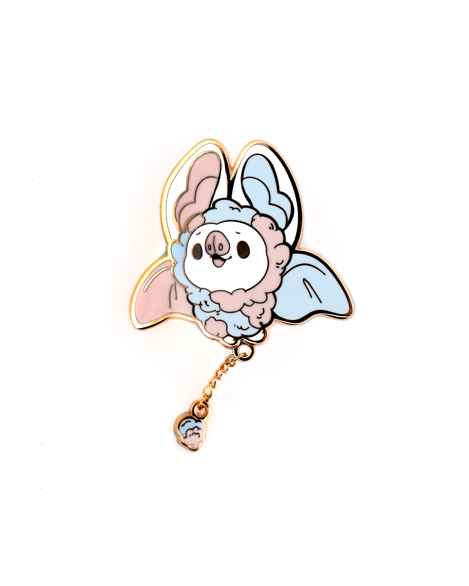 Cotton Candy Bat Enamel Pin (October 2025)