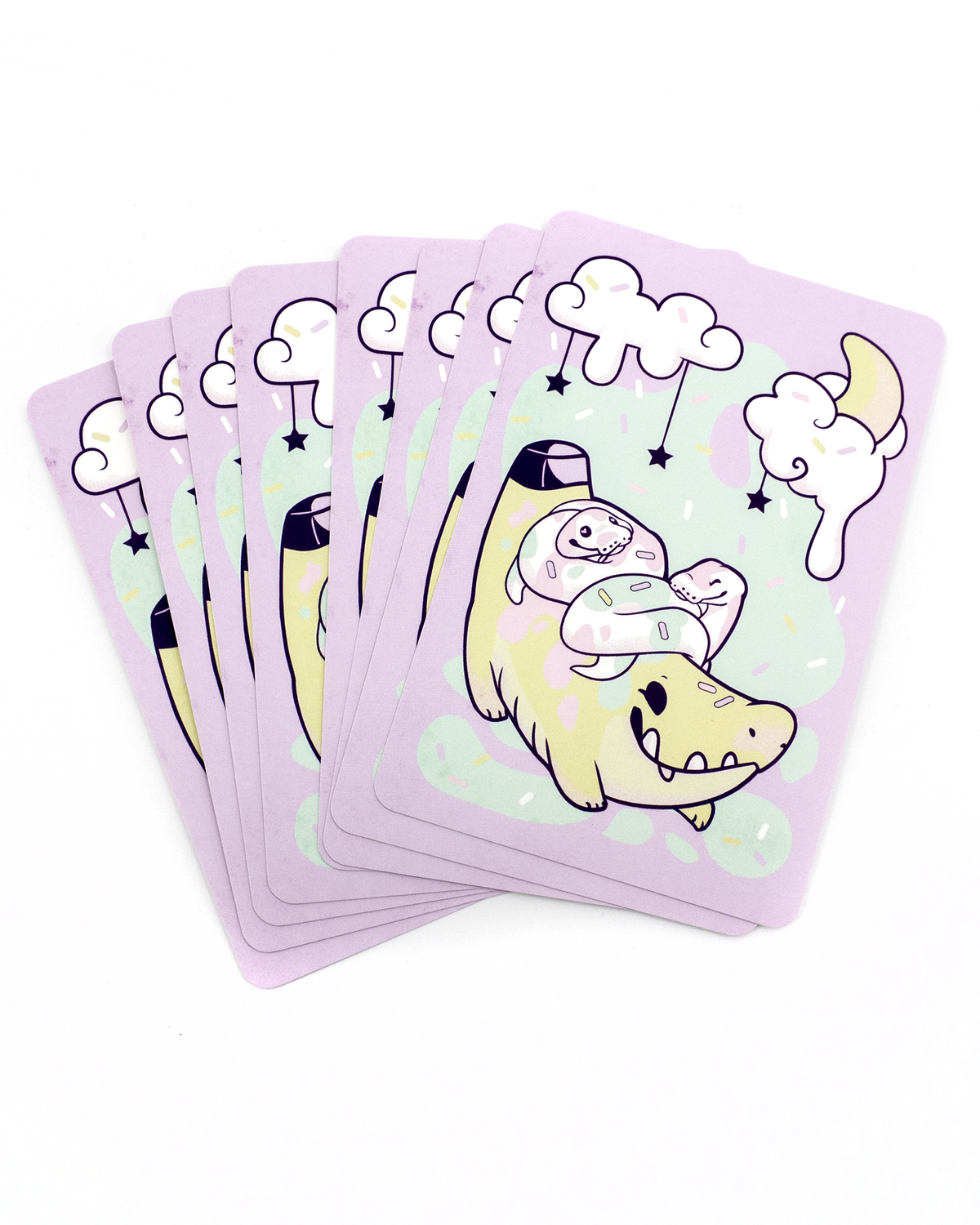 Croconana Split Art Print Postcard