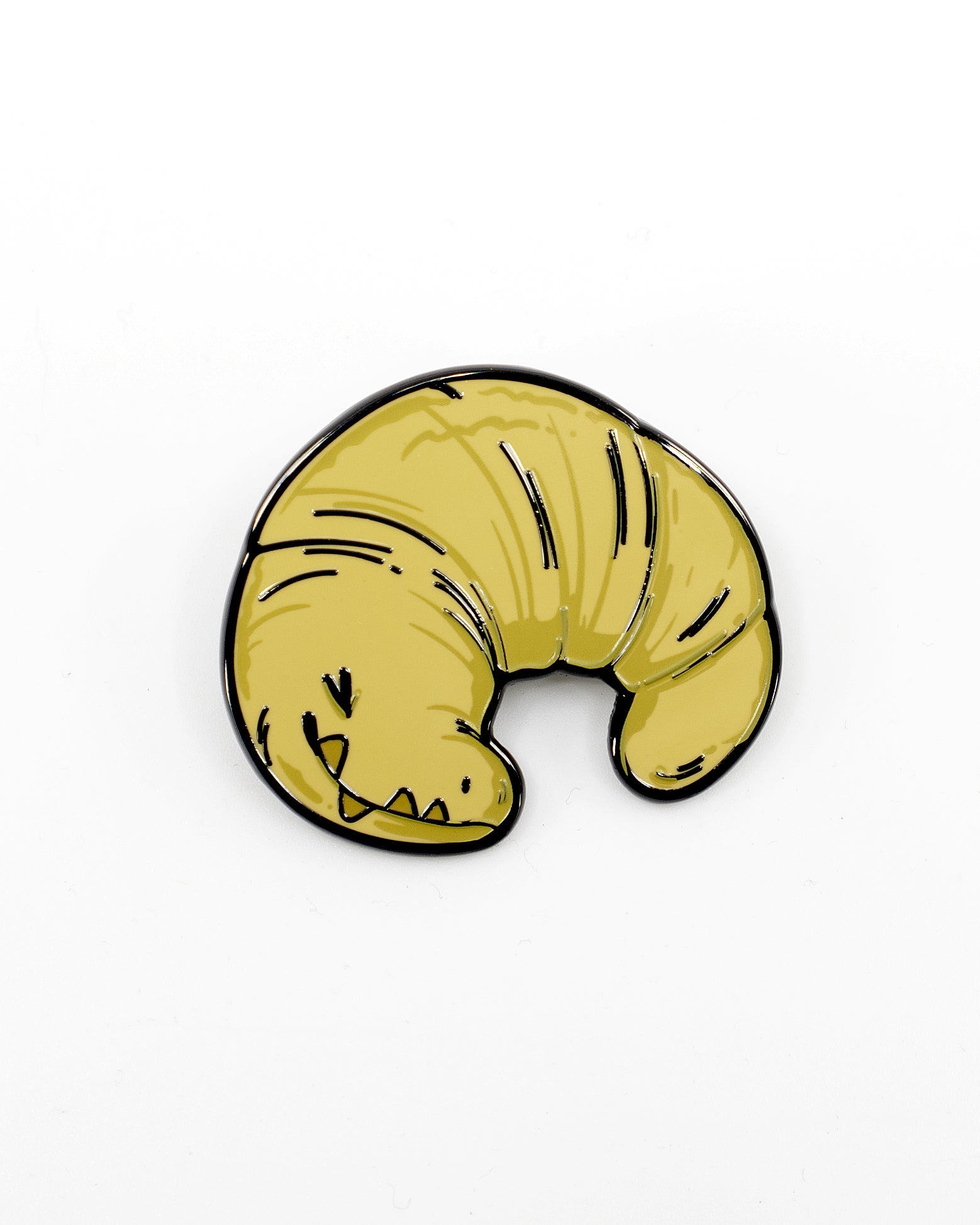 Crocssant Enamel Pin