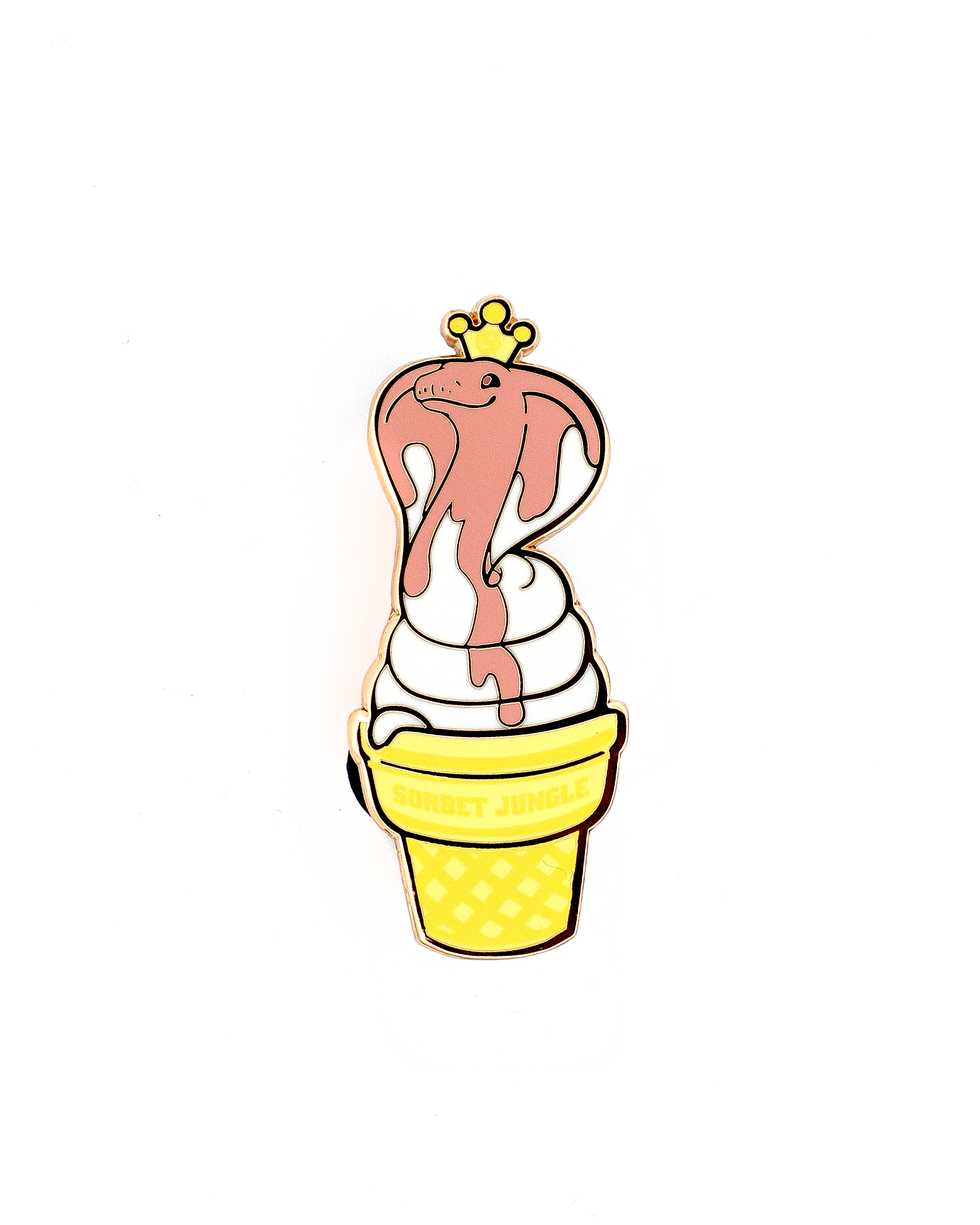 King Conebra Enamel Pin