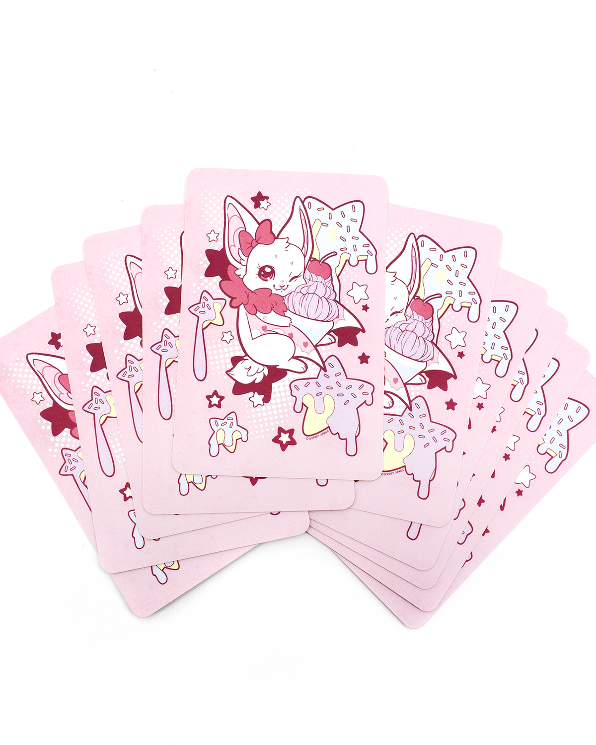 Leila the Lolita Bat Art Print Postcard