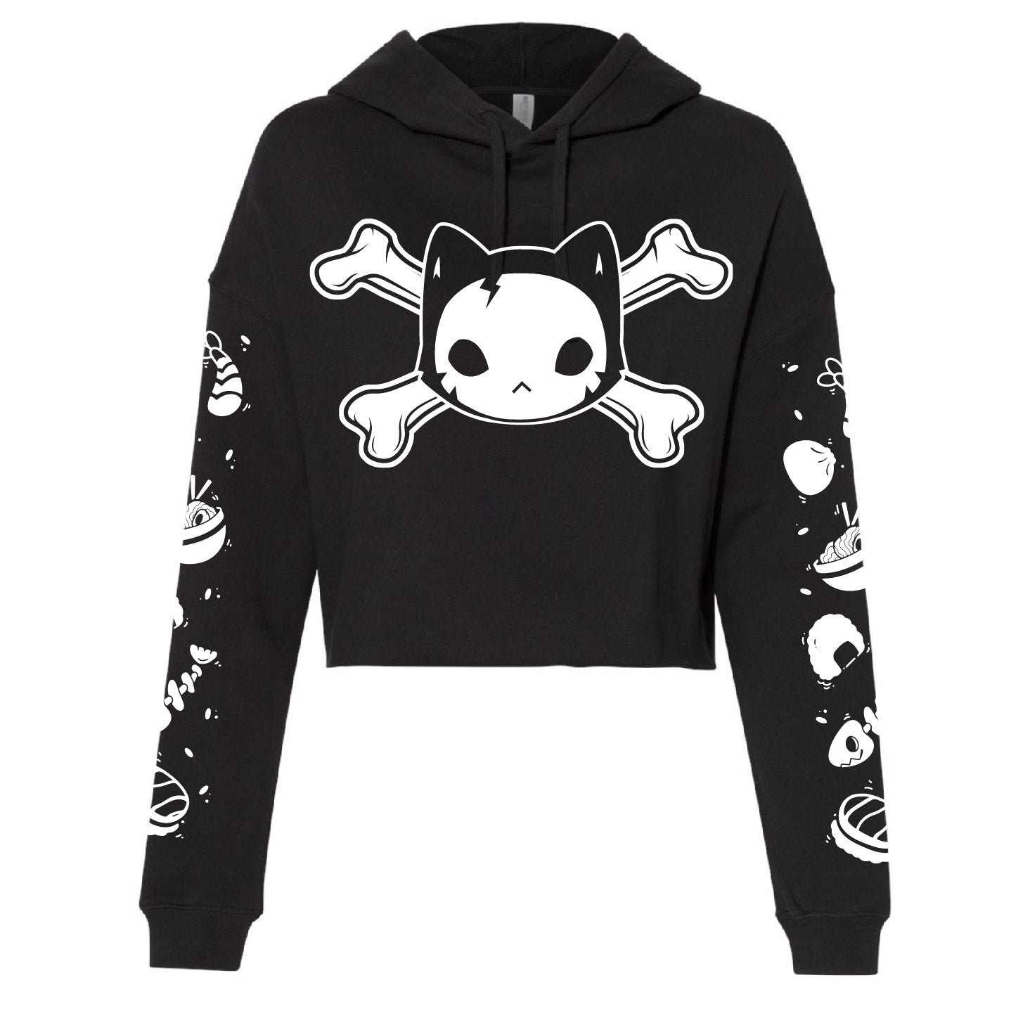 Pirate Lucy Women's Cropped Hoodie