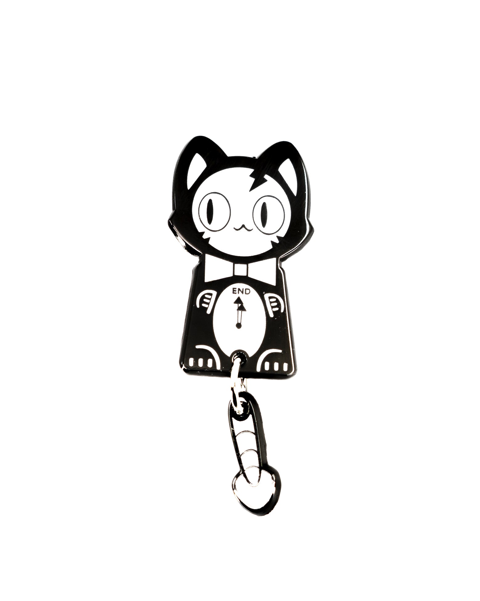 Lucy the Skeleclock Enamel Pin