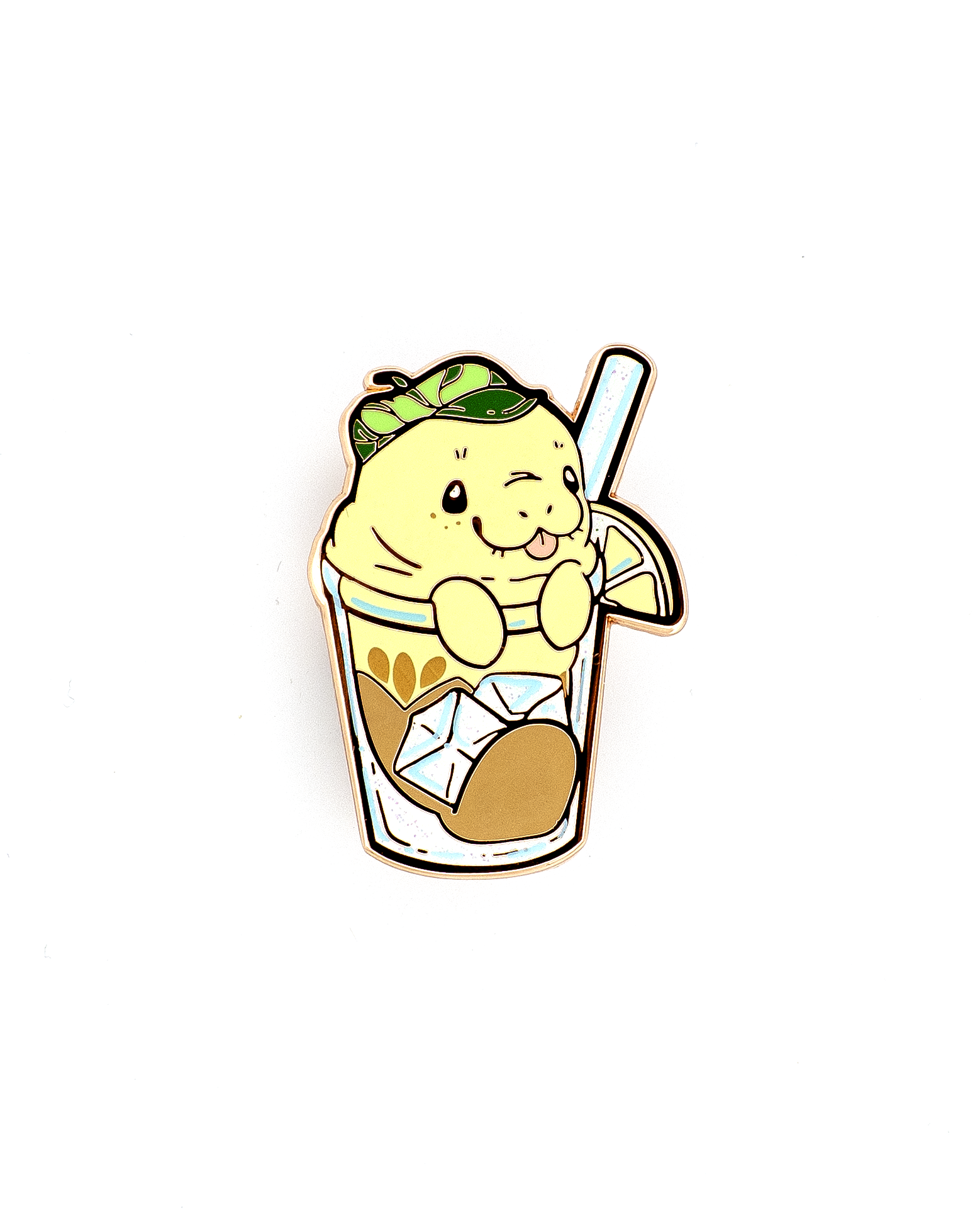 Iced ManaTea Enamel Pin (June 2021)