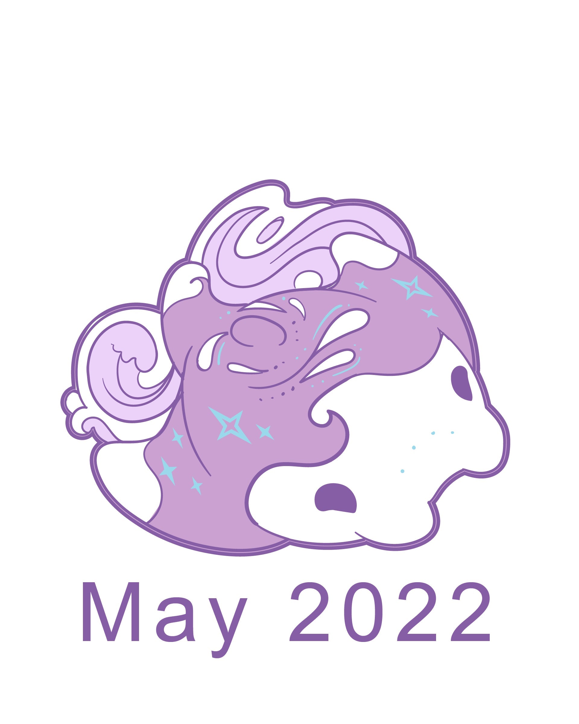 Galaxy Milky Ray (May 2022) Enamel Pin