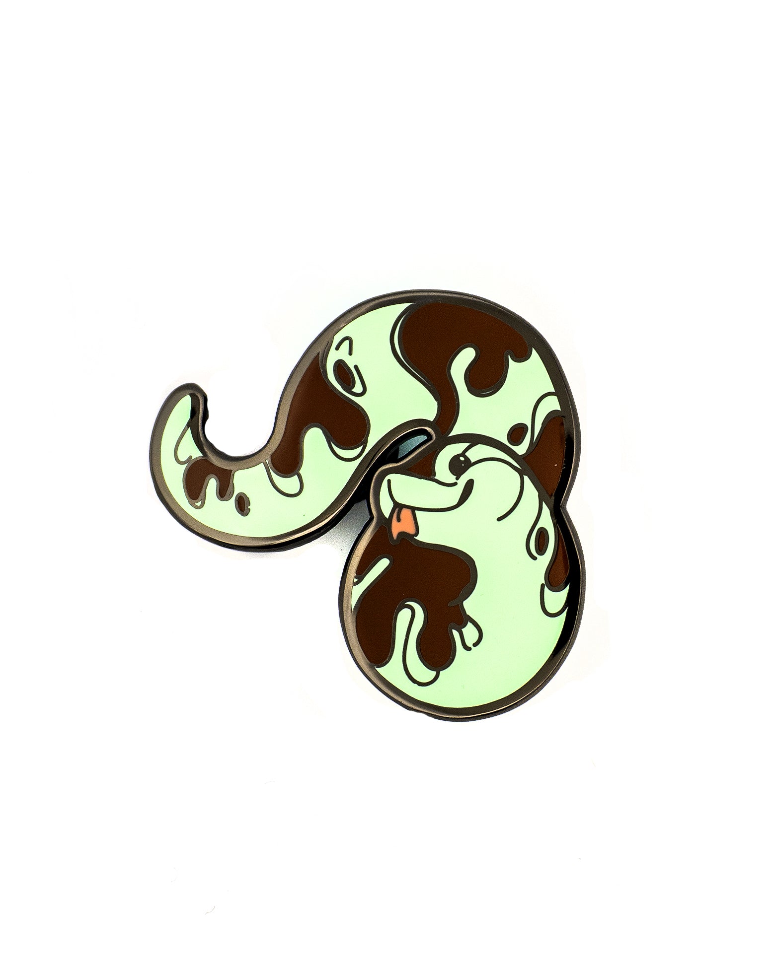 Choco-mint Hognose Enamel Pin (January 2026)