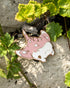 Strawberry Milky Ray Enamel Pin