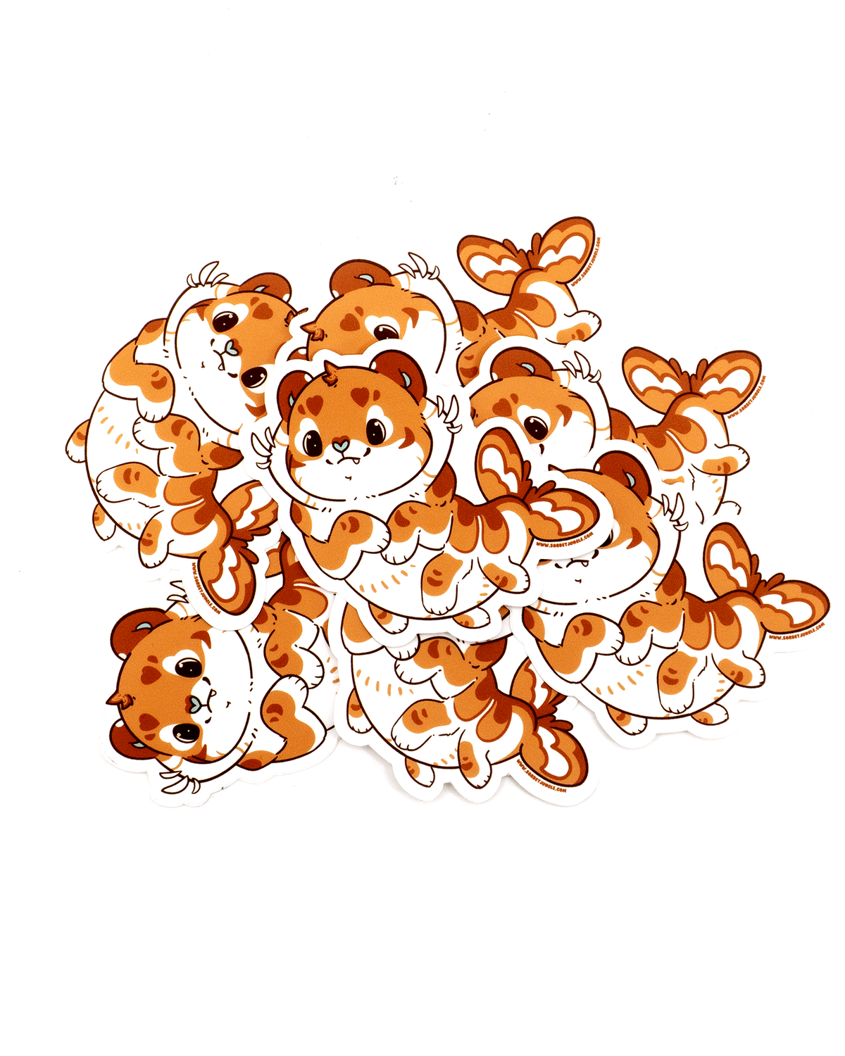 Tiger Purrawn Sticker