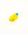 Mini Blue Eyes Yellow Croco Bean