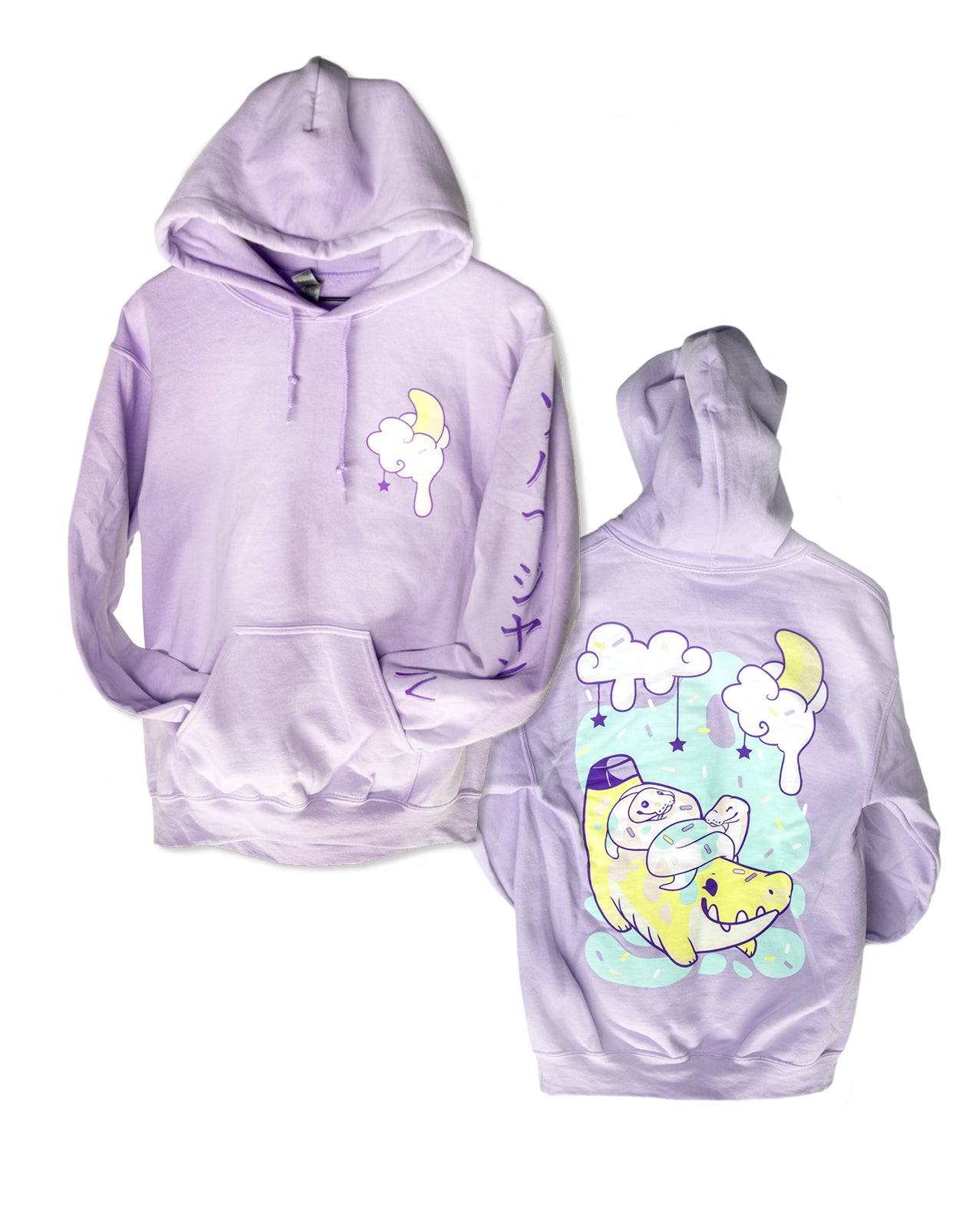 Croconana Split Pullover Hoodie