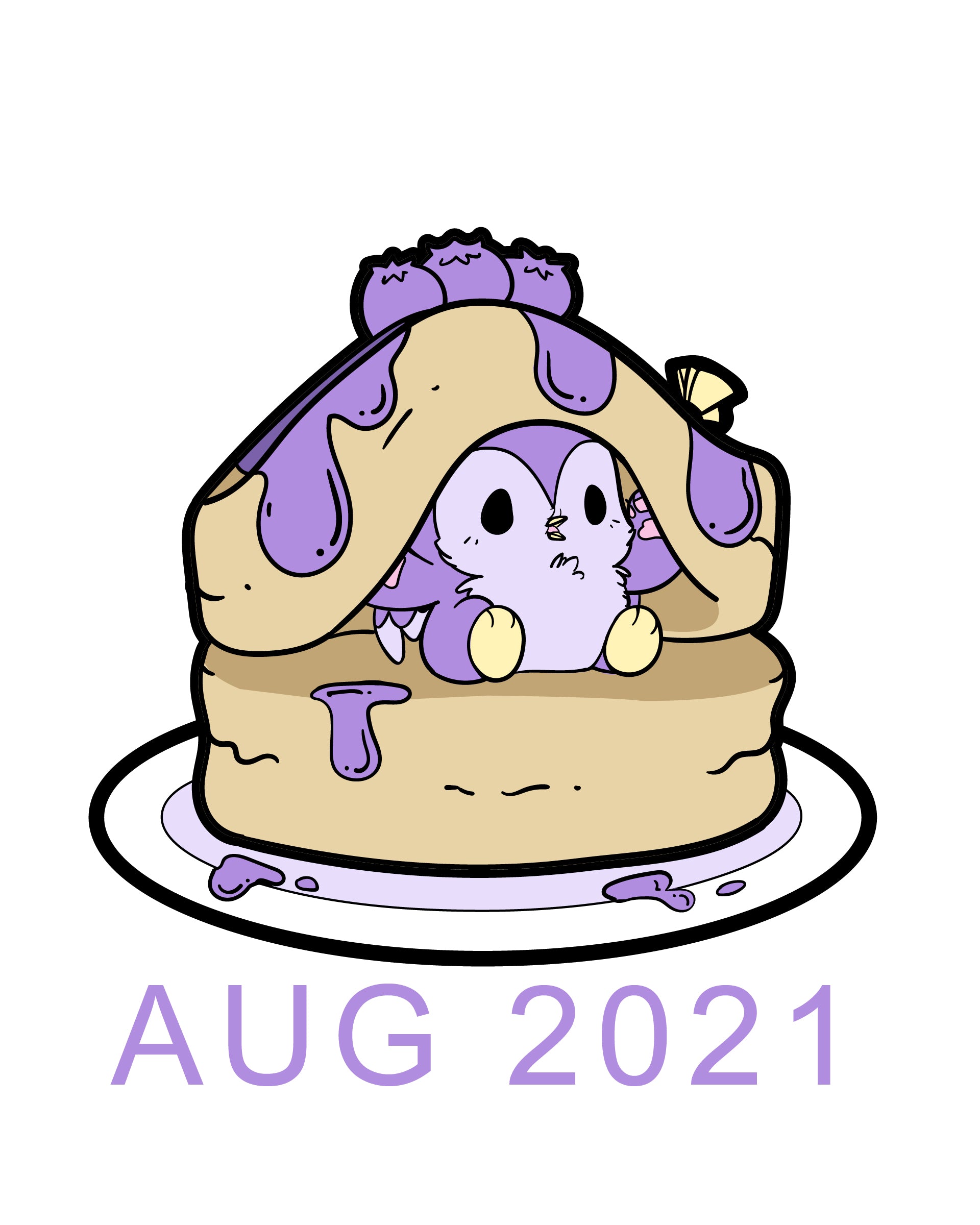 Blueberry Owl Bear Soufflé Pancakes (August 2021)